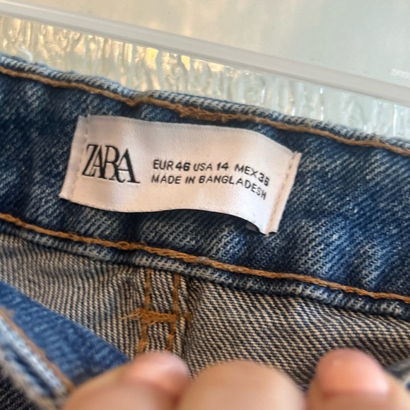 Blue Zara Denim Shorts - Picture 3 of 7